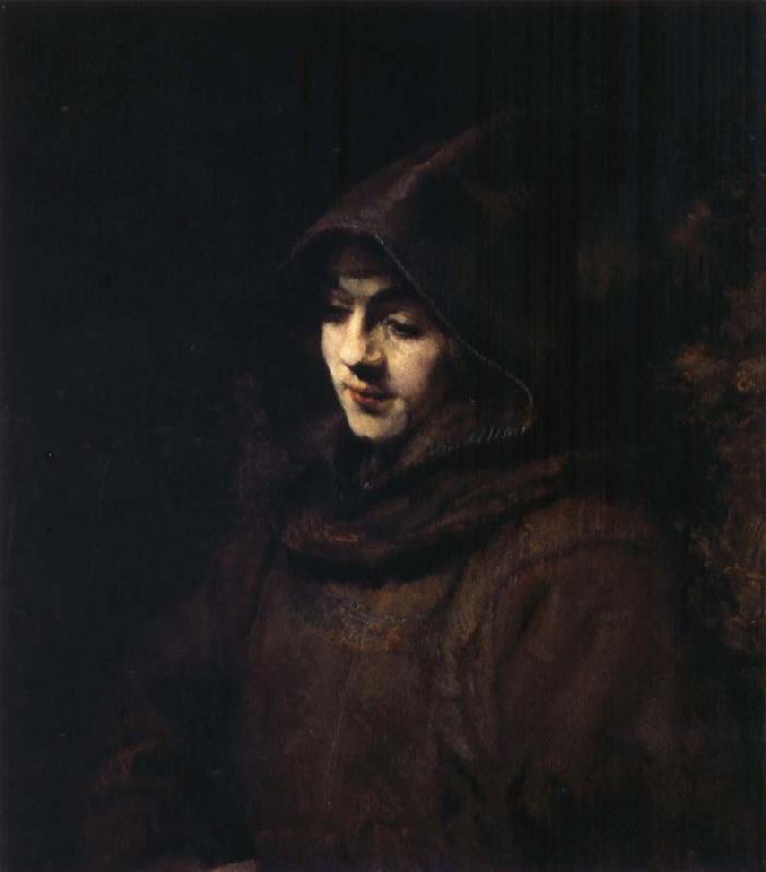 REMBRANDT Harmenszoon van Rijn Titus in a Monk-s Habit